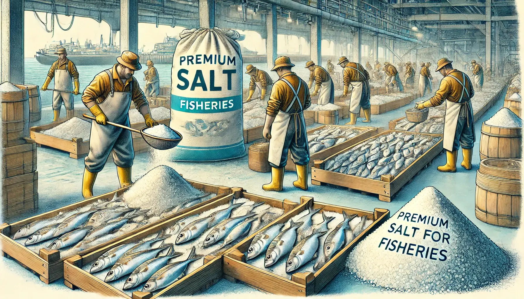 Salt in the fisheries industry