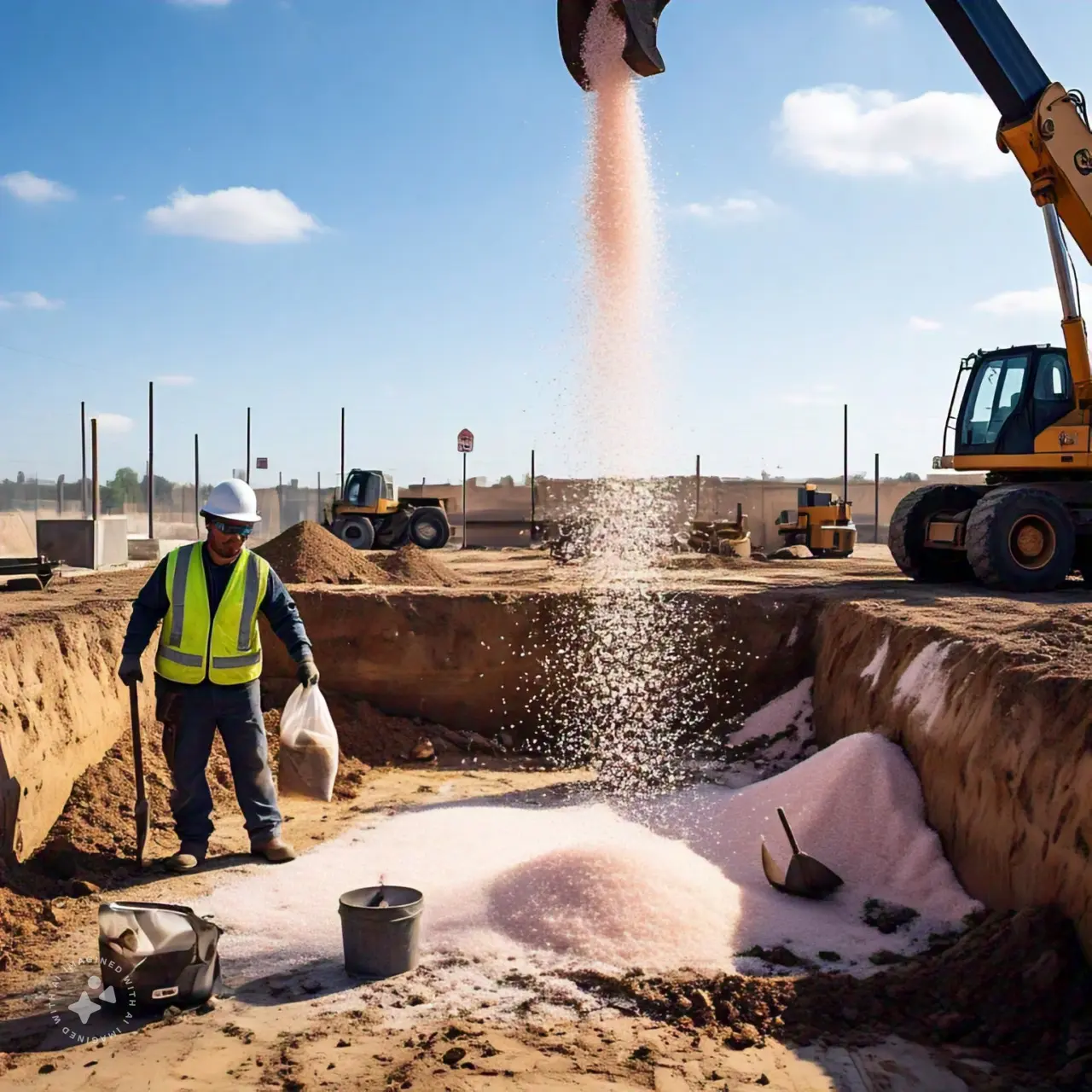 Salt in excavation industry